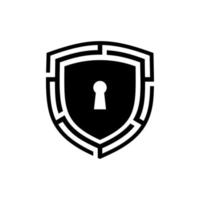 lock secure logo vector