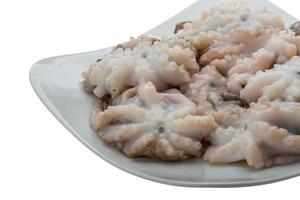 Raw octopus meal photo