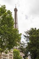 Eiffel Tower Paris portrait view photo