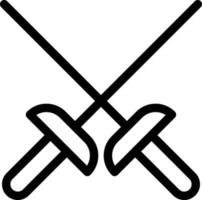 fencing vector illustration on a background.Premium quality symbols.vector icons for concept and graphic design.