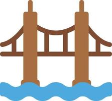 bridge vector illustration on a background.Premium quality symbols.vector icons for concept and graphic design.