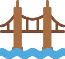 bridge vector illustration on a background.Premium quality symbols.vector icons for concept and graphic design.