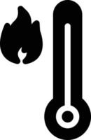 ilustración de vector de temperatura en un fondo. símbolos de calidad premium. iconos vectoriales para concepto y diseño gráfico.