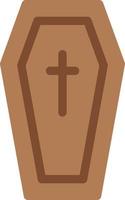 coffin vector illustration on a background.Premium quality symbols.vector icons for concept and graphic design.