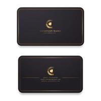 elegant business card templates perfect for reputable company business card design vector