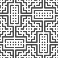 Abstract seamless geometric shape lines pattern vector