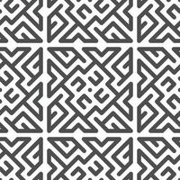 Abstract seamless geometric shape lines pattern vector