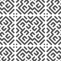 Abstract seamless geometric shape lines pattern vector