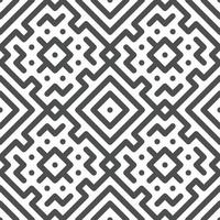 Abstract seamless geometric shape lines pattern 10 vector