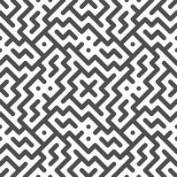 Abstract seamless geometric shape lines pattern 10 vector