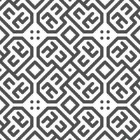 Abstract seamless geometric shape lines pattern vector
