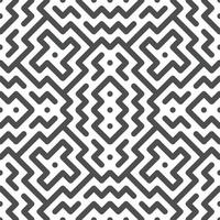 Abstract seamless geometric shape lines pattern 10 vector