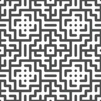 Abstract seamless geometric shape lines pattern 10 vector