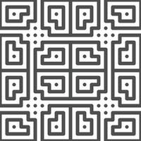 Abstract seamless geometric shape lines pattern vector