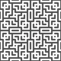 Abstract seamless geometric shape lines pattern vector