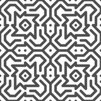 Abstract seamless geometric shape lines pattern vector