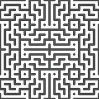 Abstract seamless geometric shape lines pattern 10 vector