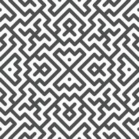 Abstract seamless geometric shape lines pattern 10 vector