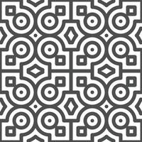 Abstract seamless geometric shape lines pattern vector