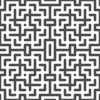 Abstract seamless geometric shape lines pattern vector