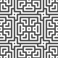 Abstract seamless geometric shape lines pattern 10 vector