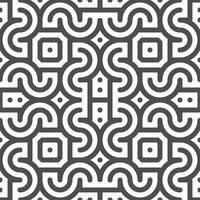 Abstract seamless geometric shape lines pattern vector
