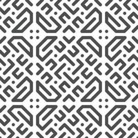 Abstract seamless geometric shape lines pattern vector