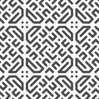 Abstract seamless geometric shape lines pattern vector