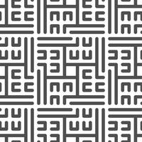 Abstract seamless geometric shape lines pattern vector