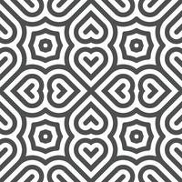 Abstract seamless geometric shape lines pattern vector