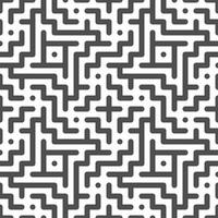 Abstract seamless geometric shape lines pattern vector