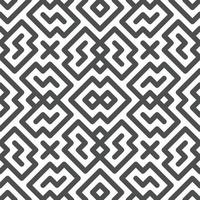 Abstract seamless geometric shape lines pattern 10 vector
