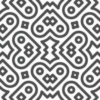 Abstract seamless geometric shape lines pattern vector