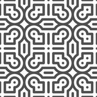 Abstract seamless geometric shape lines pattern vector