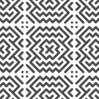 Abstract seamless geometric shape lines pattern vector