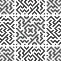 Abstract seamless geometric shape lines pattern vector