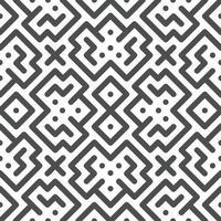Abstract seamless geometric shape lines pattern 10 vector