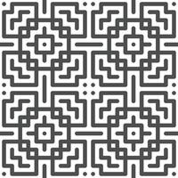 Abstract seamless geometric shape lines pattern vector