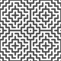 Abstract seamless geometric shape lines pattern 10 vector