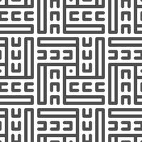 Abstract seamless geometric shape lines pattern vector