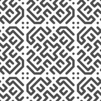 Abstract seamless geometric shape lines pattern vector