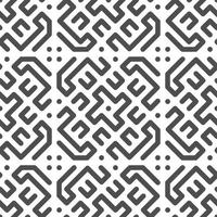 Abstract seamless geometric shape lines pattern vector