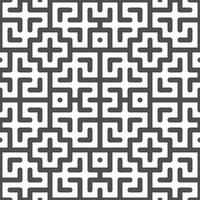 Abstract seamless geometric shape lines pattern vector