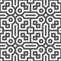 Abstract seamless geometric shape lines pattern vector