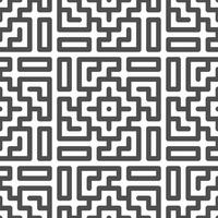 Abstract seamless geometric shape lines pattern vector