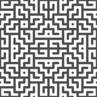 Abstract seamless geometric shape lines pattern 10 vector