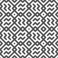 Abstract seamless geometric shape lines pattern 10 vector
