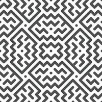 Abstract seamless geometric shape lines pattern 10 vector