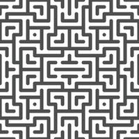 Abstract seamless geometric shape lines pattern 10 vector