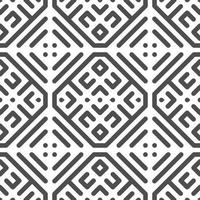 Abstract seamless geometric shape lines pattern vector